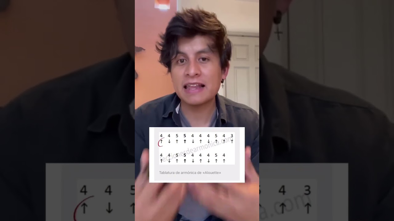 Aprende a tocar la arm&oacute;nica en menos de un minuto #musica #musicos #instrumentos