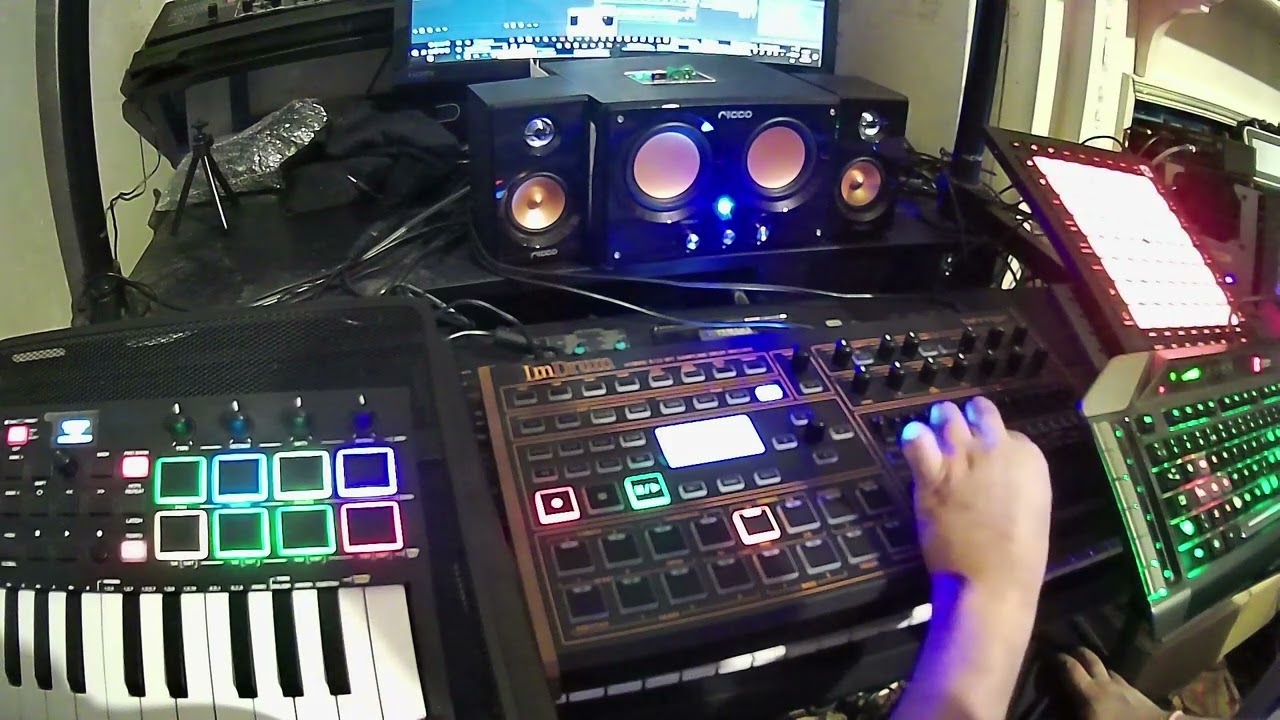 Behringer LM Drum machine - Miami Vice opening theme (Demo)