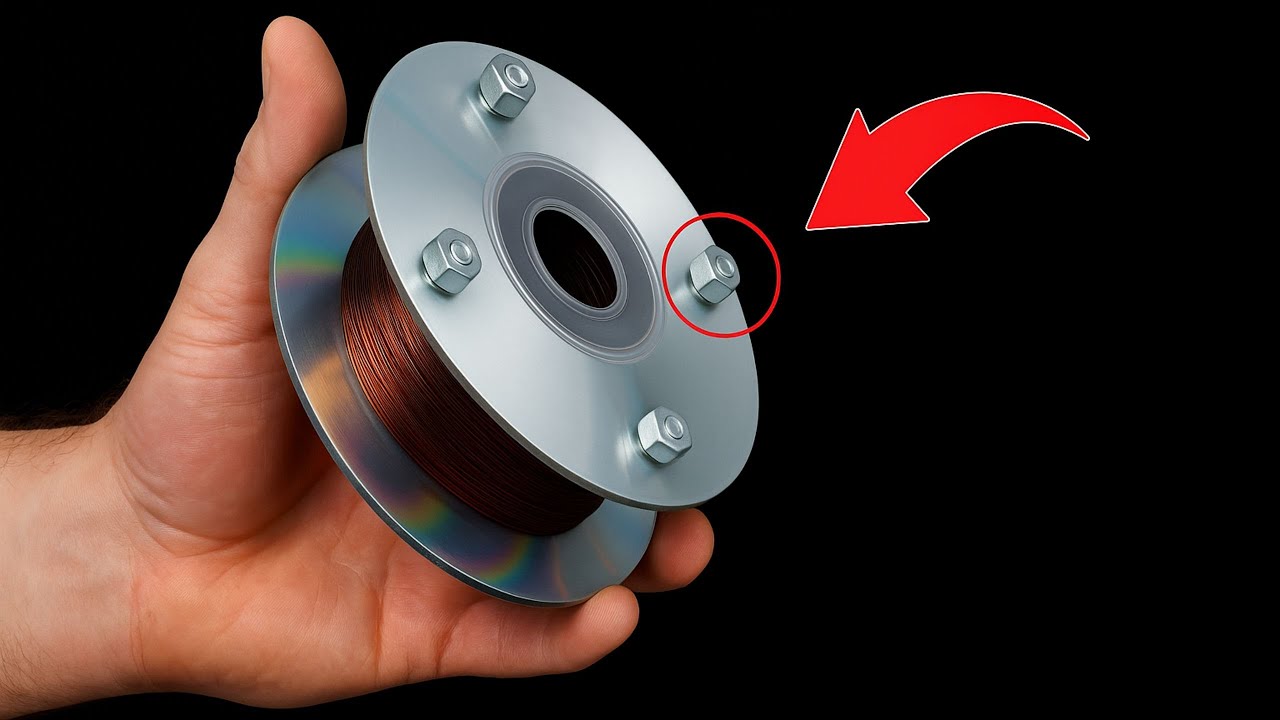 Billions of people don't know this! Make your own 12V battery from CDs easily