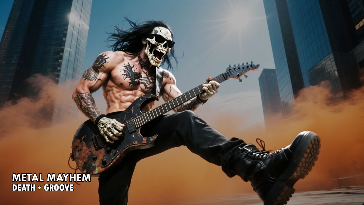 Heavy Power Mayhem &ndash; Brutal Groove & Crushing Drums | Death Metal Mix 1 Hours