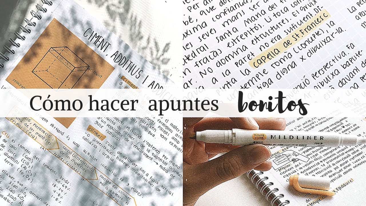 c&oacute;mo hacer apuntes bonitos ❣