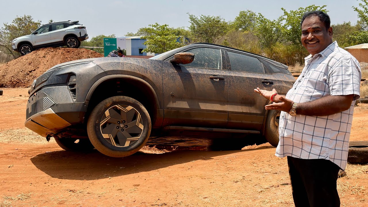 என்ன நடக்குது இங்கே ? எப்படி எல்லாம் போகுது பாருங்க - TATA HARRIER OFF-ROAD 
