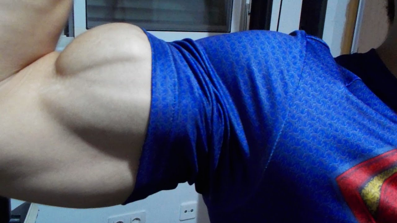 Chest Workout and Flexing Biceps