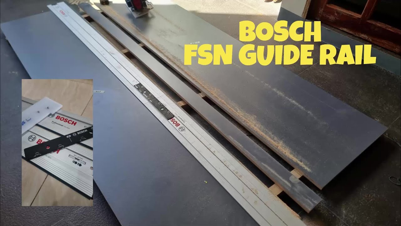 TOOL GUIDE | IMPROVISED VS BOSCH FSN GUIDE RAIL | FSN VEL + FSN ADAPTER