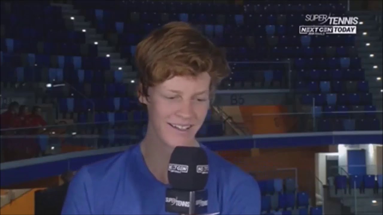 Jannik Sinner Next Gen ATP Finals 2019 intervista SuperTennis post vittoria.
