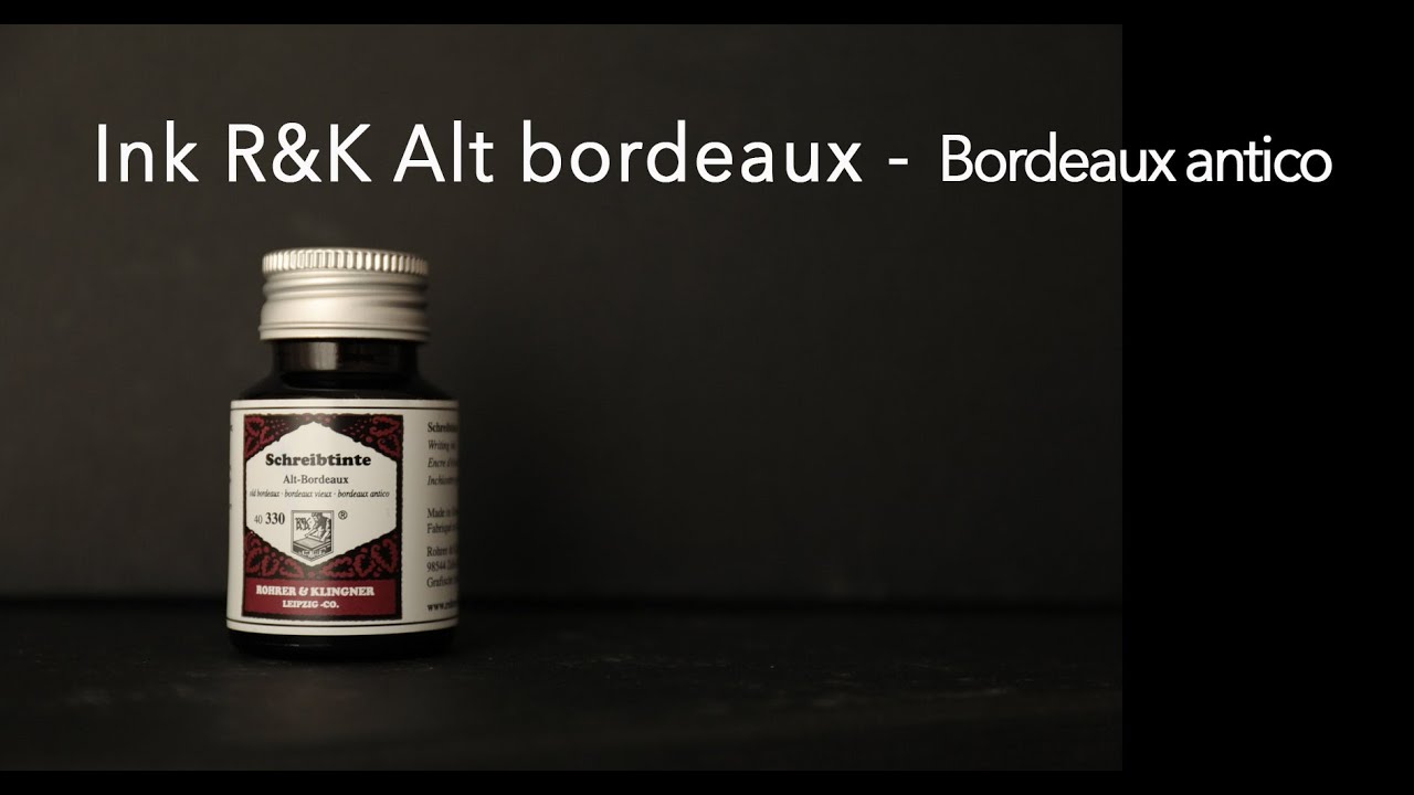 Inchiostro Rohrer & Klingner Alt Bordeaux -  Antico Bordeaux R&K ink