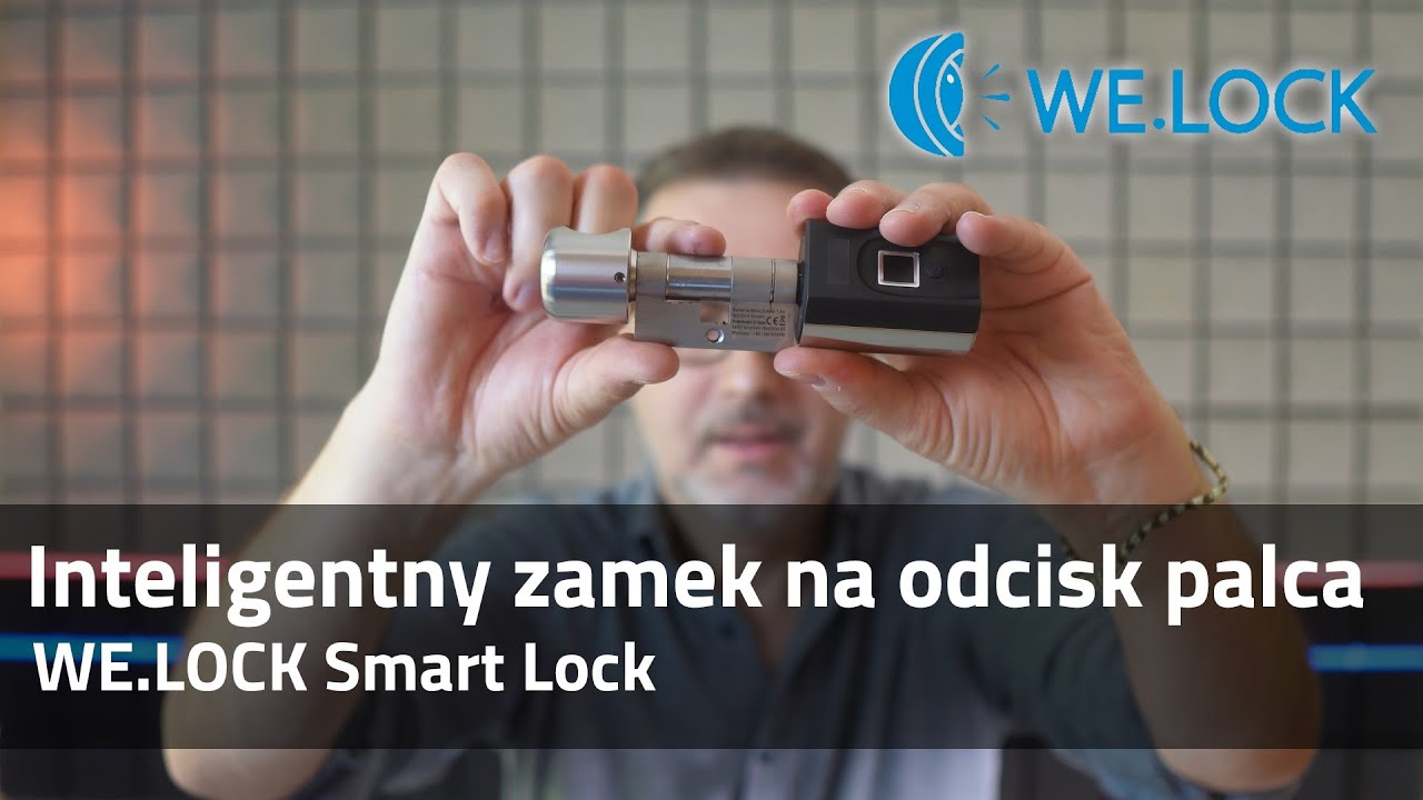 🔑 Zamek na odcisk palca, karty RFID - 