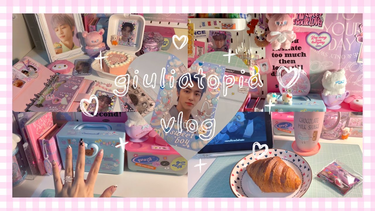 (sub) vlog diaries 🎐 | jaemin's day 🐰, unboxing 📦, anime 📼✨