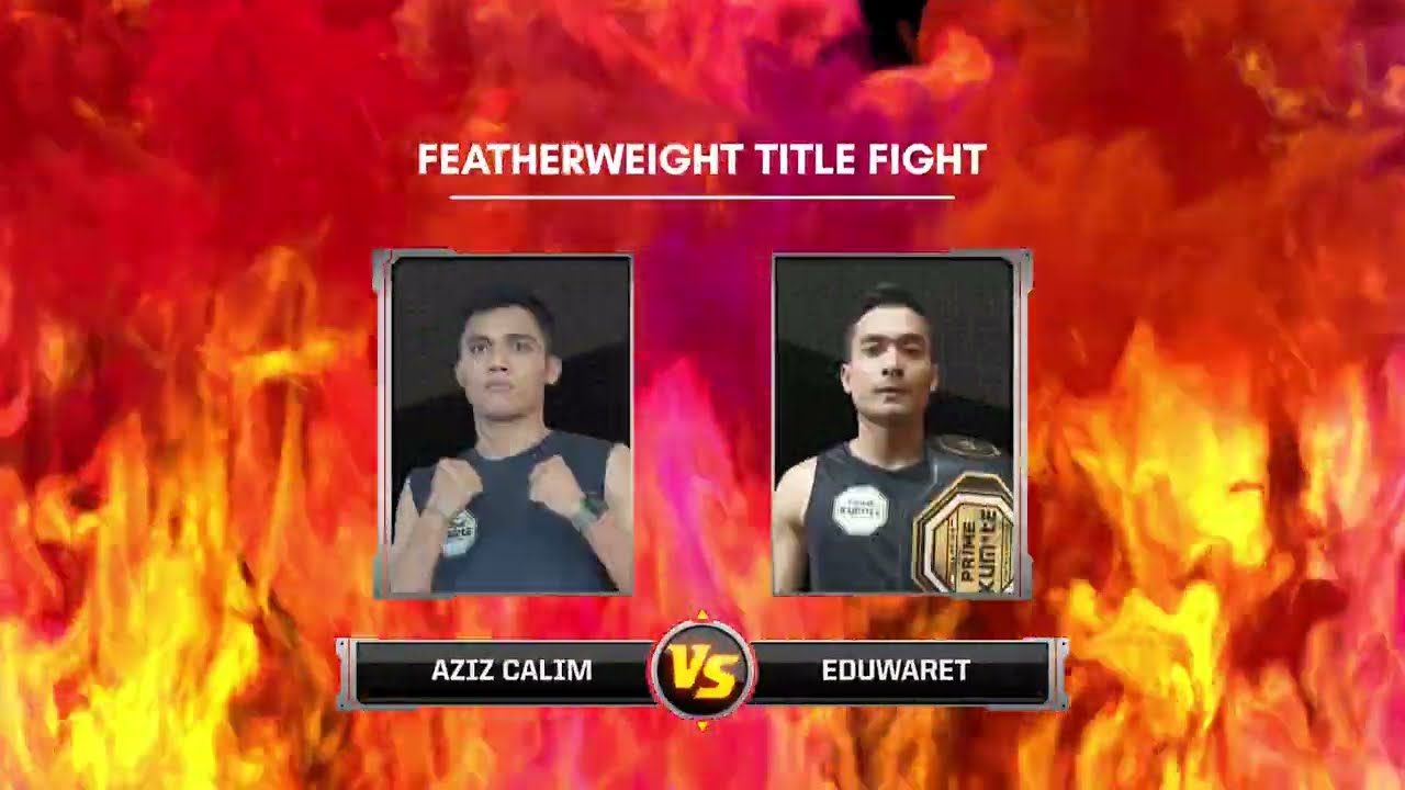 Prime Kumite Championship (PKC 2) || Featherweight - Title Fight || Aziz Calim vs Eduwaret