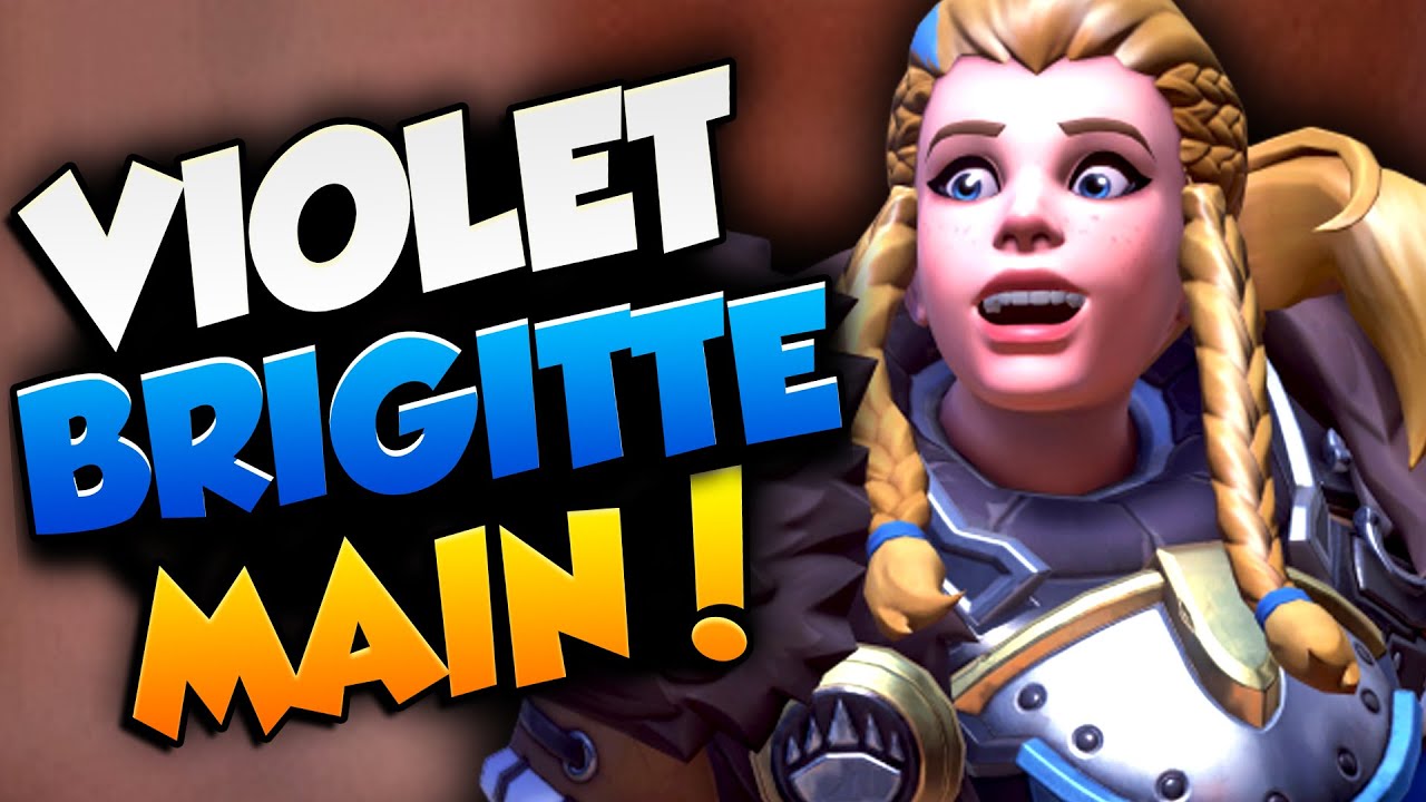 VIOLET TOP 70 BRIGITTE! BRIGITTE IS OP?! [ OVERWATCH SEASON 24 TOP 500 ]