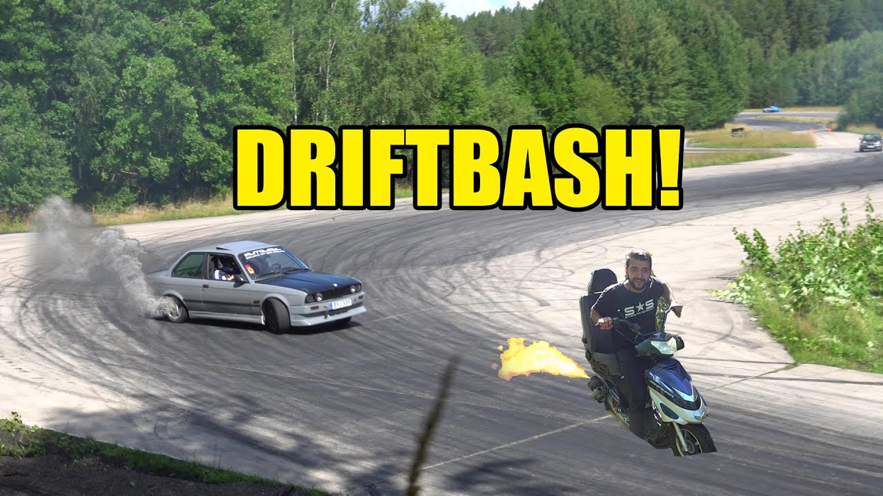 Driftbash med E30in och Moppe med Turbo!