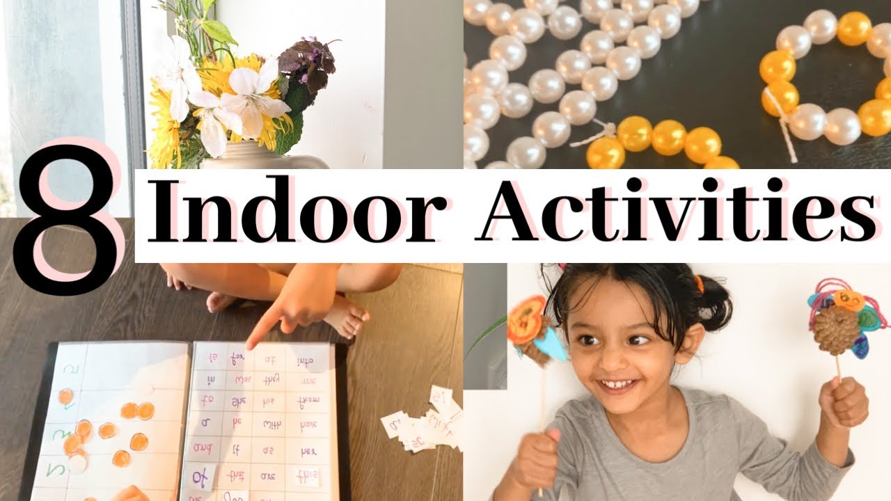 8 - INDOOR Play & Activity Ideas (For 2, 3, 4 & 5 years old Kids) | Gautam Pragya
