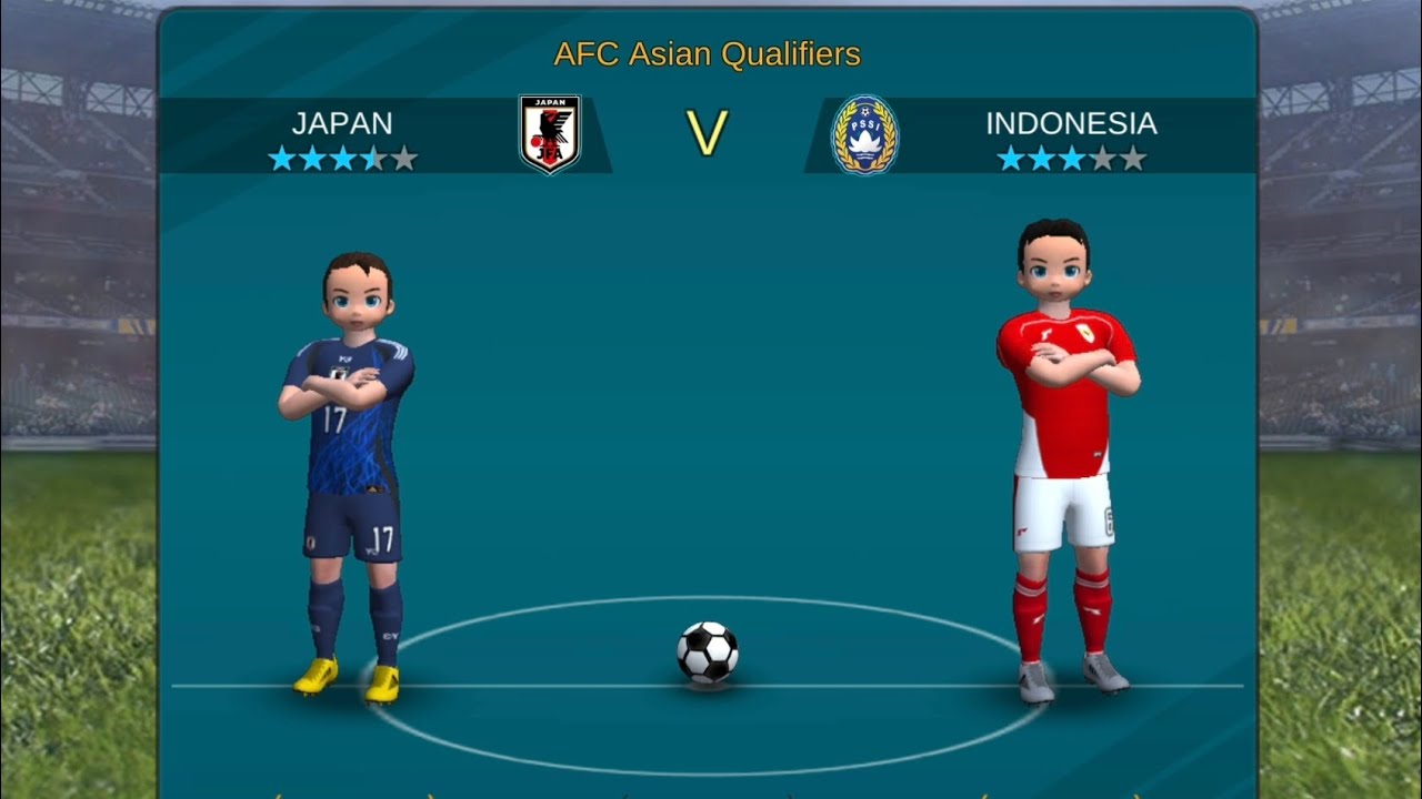 JAPAN vs INDONESIA| AFC Asian Qualifiers - Pro League Soccer (PLS)