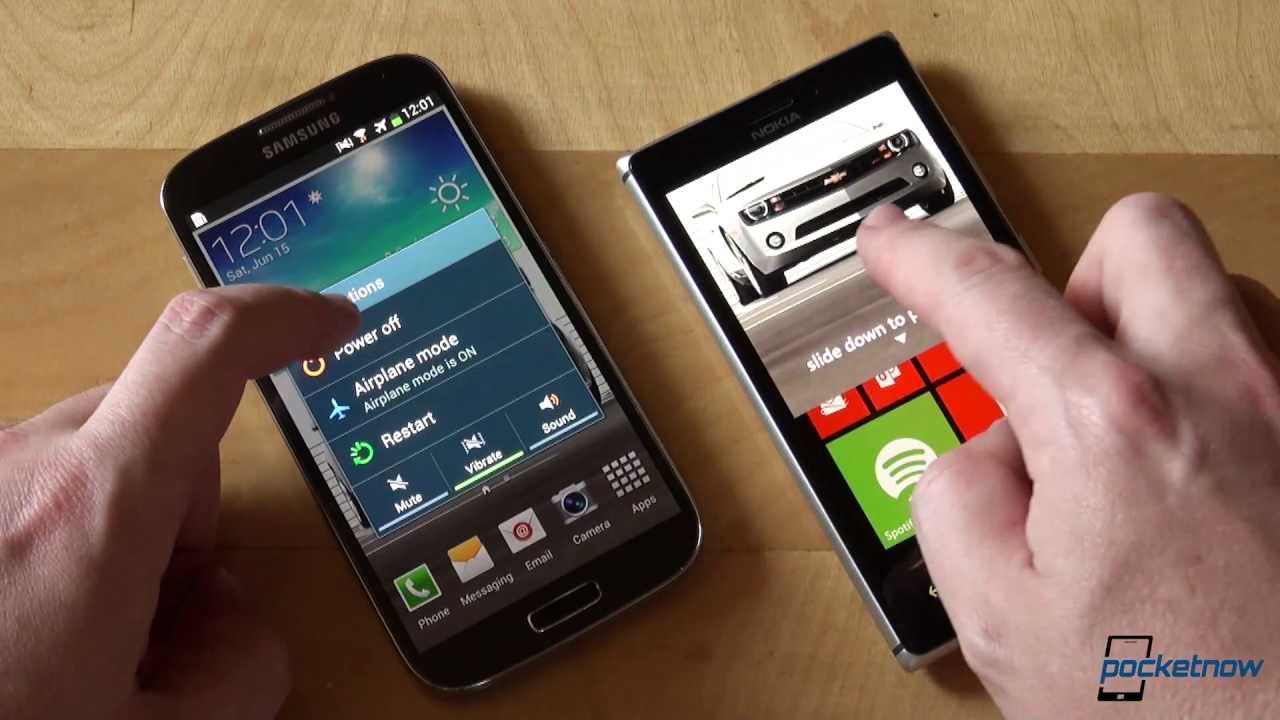 Nokia Lumia 925 vs Samsung Galaxy S 4 | Pocketnow
