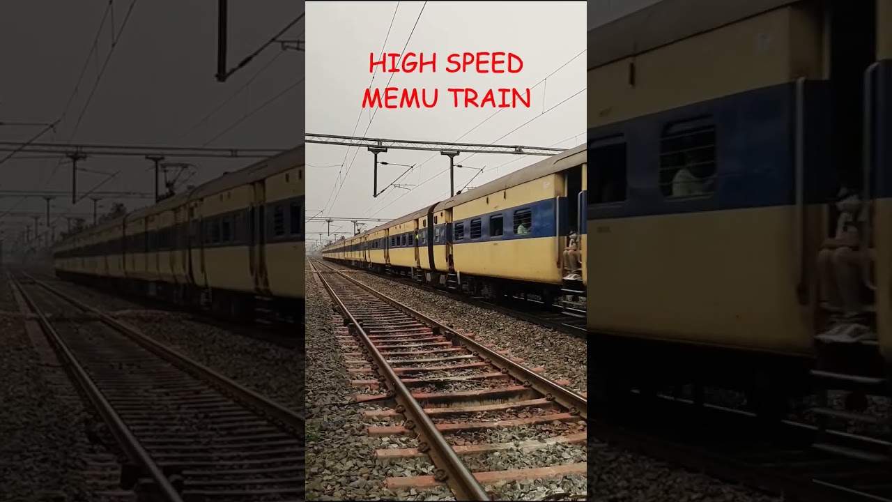 High speed MEMU train🔥 Lalgola Sealdah MEMU Passenger 