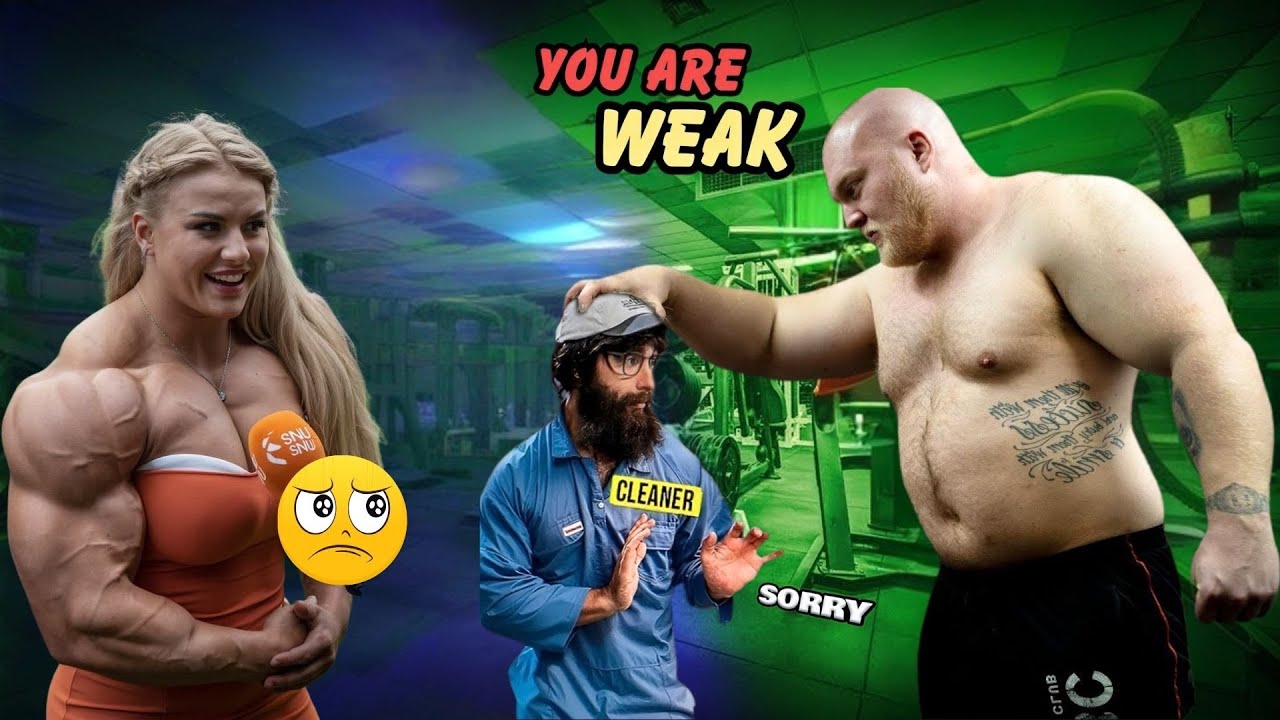 They Underestimated Him… Until He Ruled With a 32kg Mop! 💪🧹 | Anatoly Gym Prank