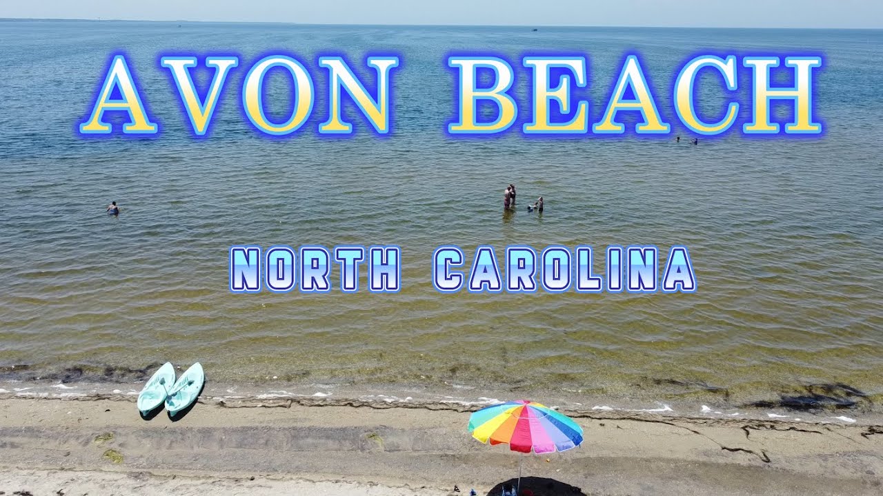 AVON BEACH NORTH CAROLINA USA DRONE FOOTAGE JUNE 1, 2022