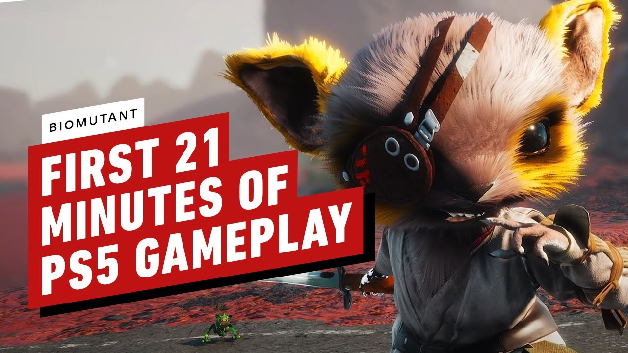 Biomutant: The First 21 Minutes of PS5 Gameplay (4K 60FPS)