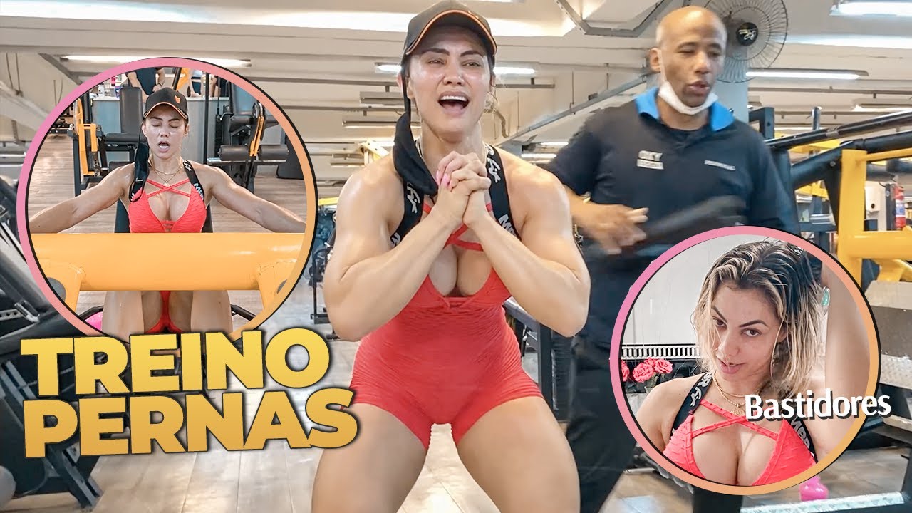TREINO PARA DEIXAR AS PERNAS GROSSAS | TREINO DE PERNAS VIVI WINKLER