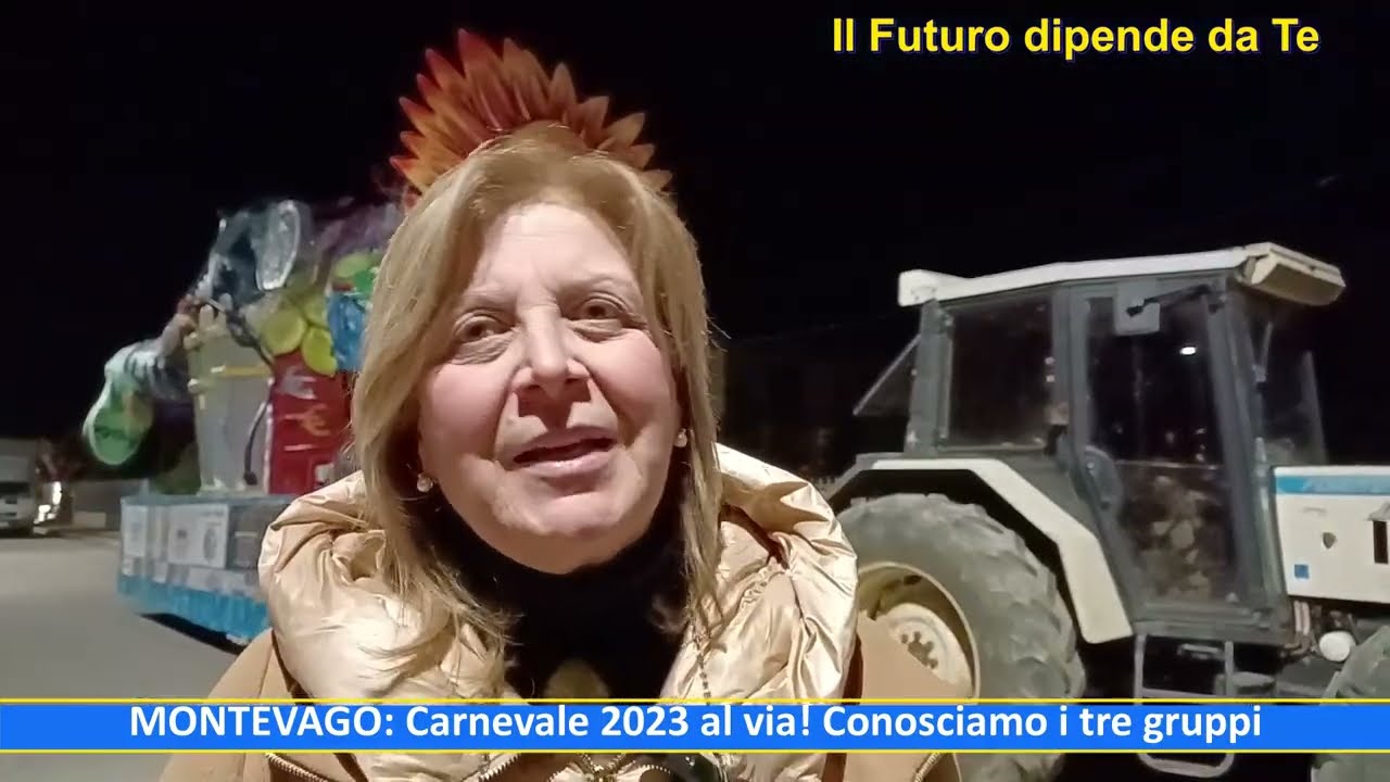 18.02.2023 Montevago, carnevale 2023 al via .Conosciamo i tre carri  allegorici che animano la città