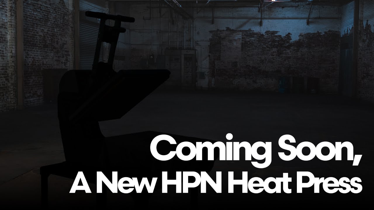 Announcing Our Brand New Heat Press