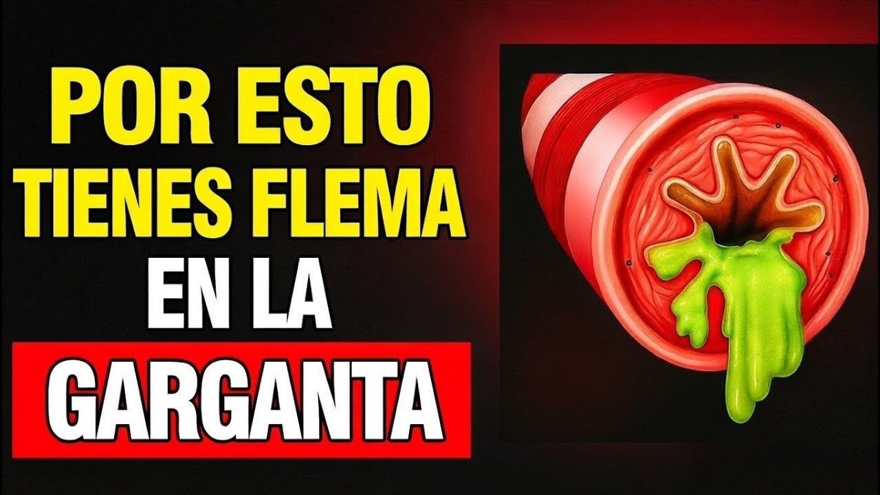 La verdadera causa de la FLEMA PERSISTENTE (moco en la garganta)