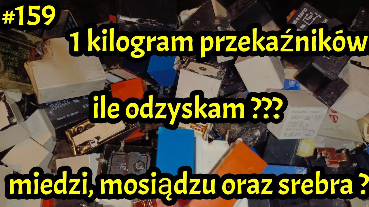 #159 Przekaźniki. Czy warto rozbierać ???#miedź #recykling #srebro