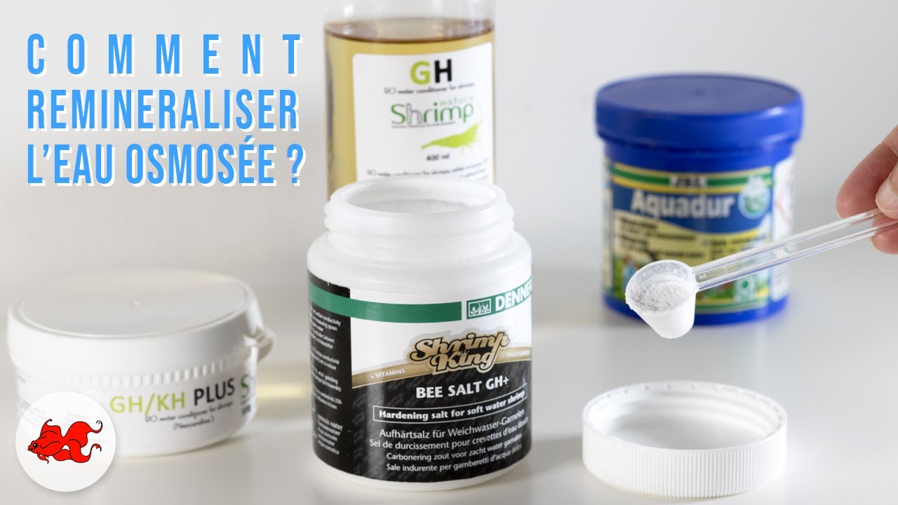 Comment reminéraliser son eau osmosée ?