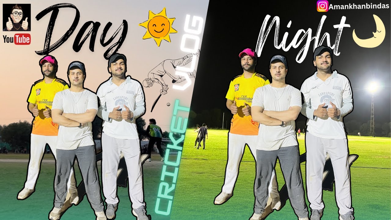 Night Cricket Vlog | Amankhanbindas | Vlog | YouTube vlog #funny #cricket #night #vlog #amansvlog