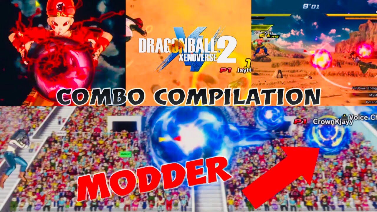 Combo Compilation +Trash Modder Exposed (Dragon Ball Xenoverse 2)