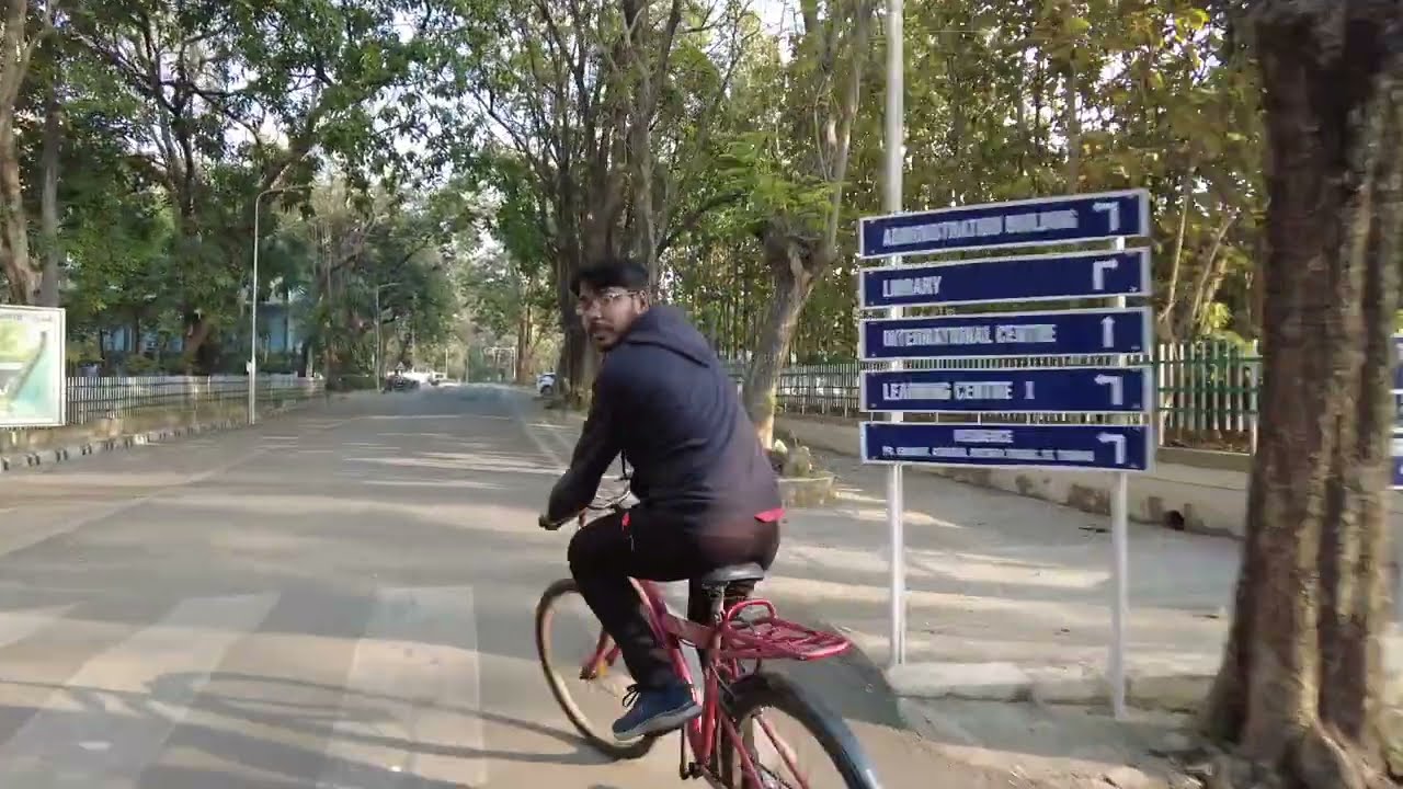 XLRI campus मे सुबह - सुबह cycling करके मजा आ गया, beautiful campus