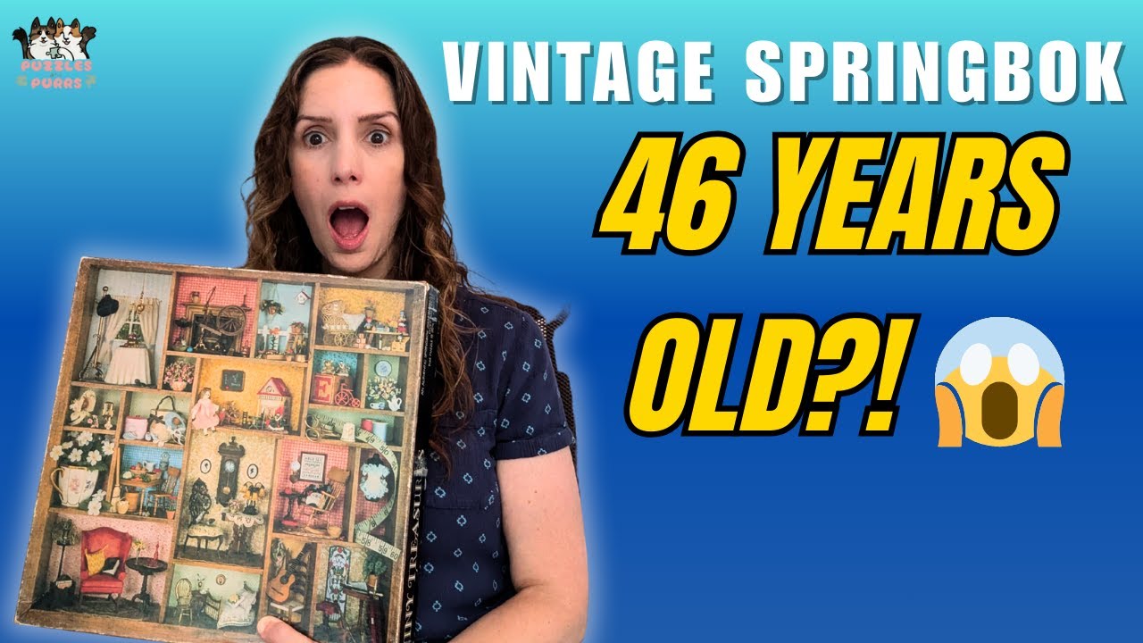 Vintage Springbok Puzzle from 1979! | 500 Piece Jigsaw Review + Build Timelapse