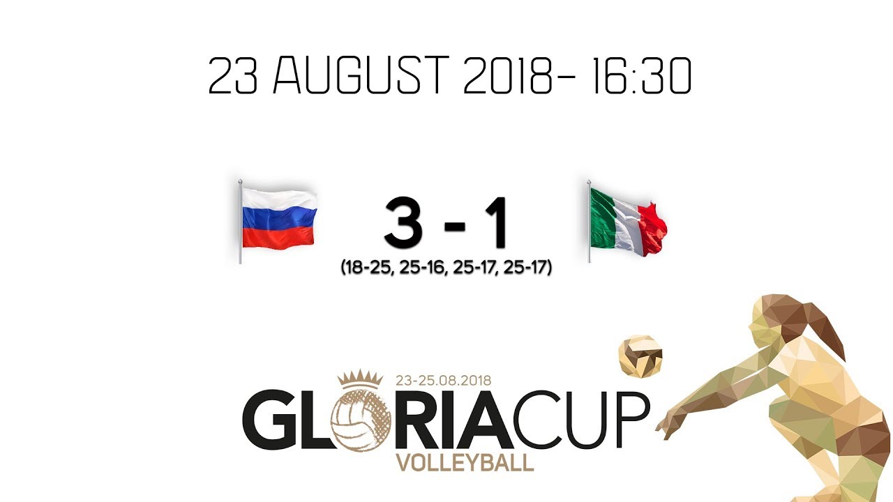Gloria Cup Volleyball Day 1: Russia - Italy