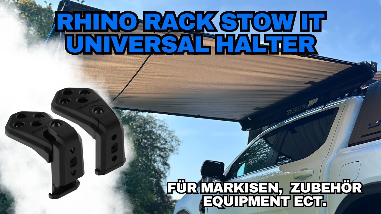 Universal Befestigung für Rhino Rack Dachträger - Das Stow It System
