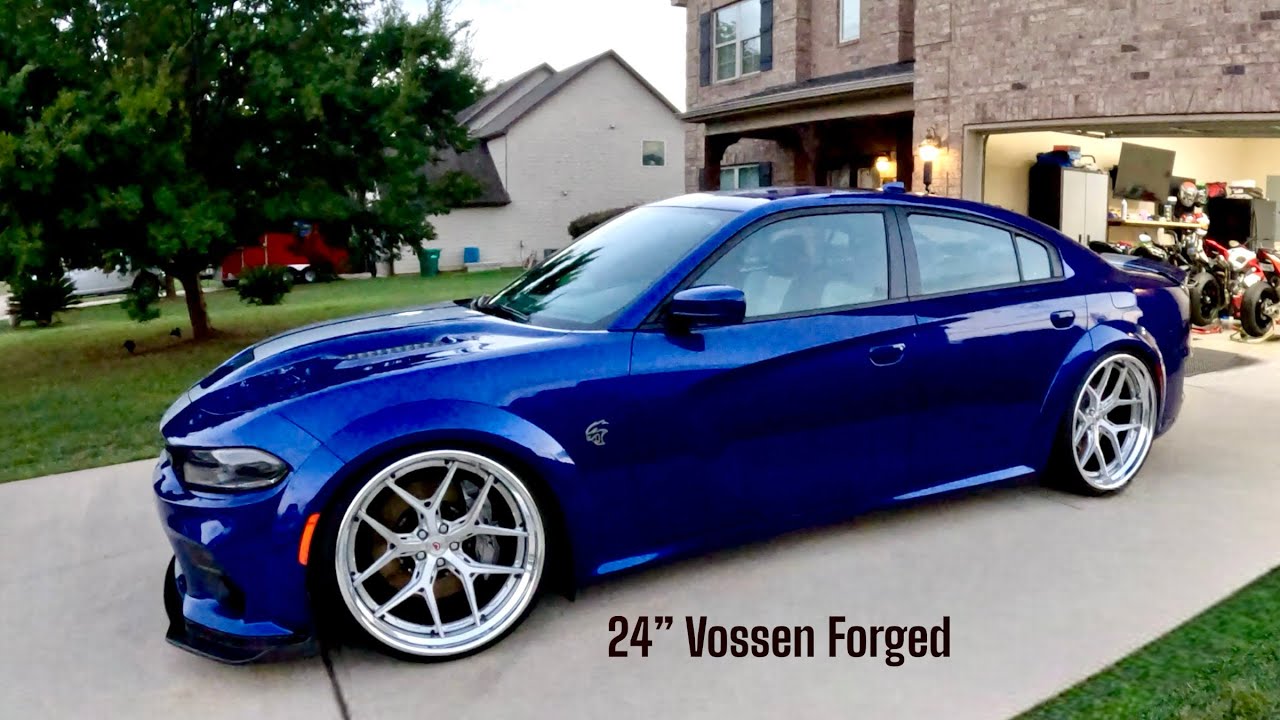 Hellcat Redeye Charger Tucking 2022 года [24-дюймовые кованые диски Vossen 🙌