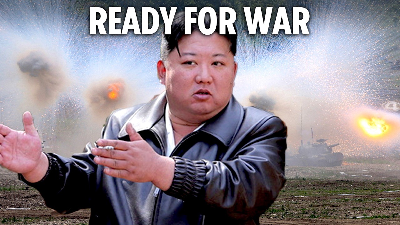 North Korea's war games: Kim unleashes tanks in military drill