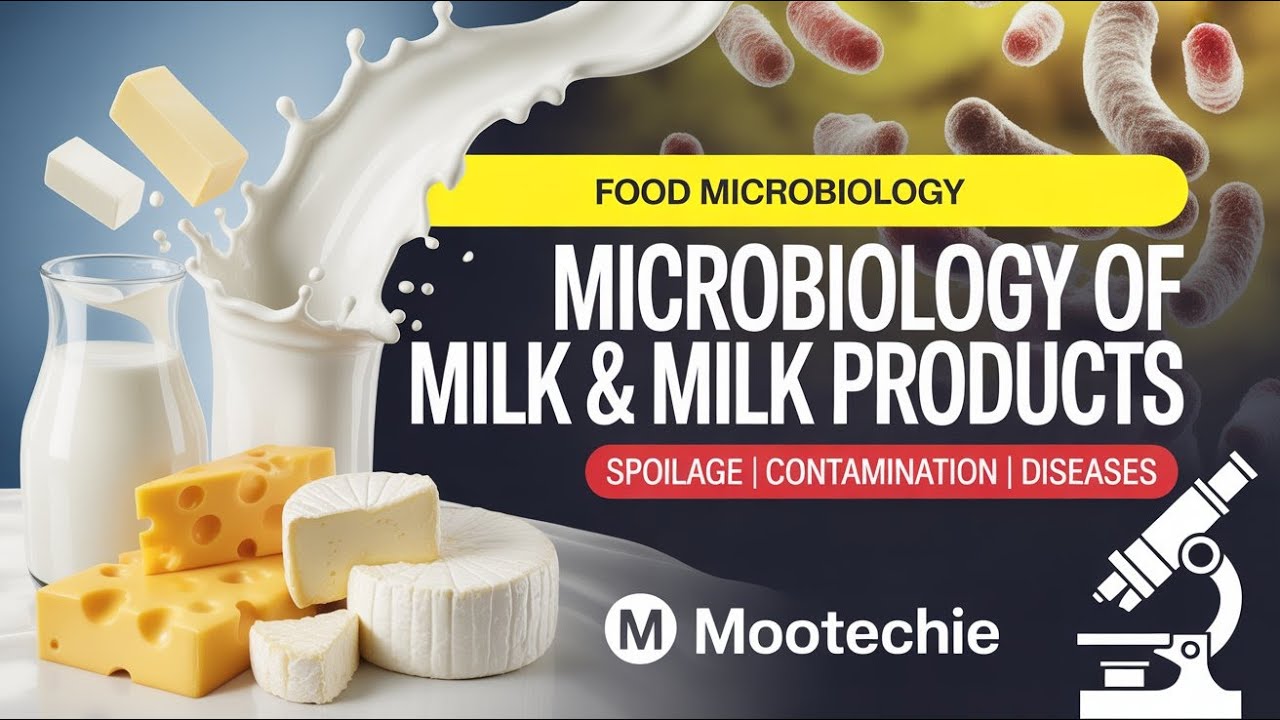 Microbiology of Milk and Milk Products | Spoilage, Contamination & Milk-Borne Diseases | MooTechie