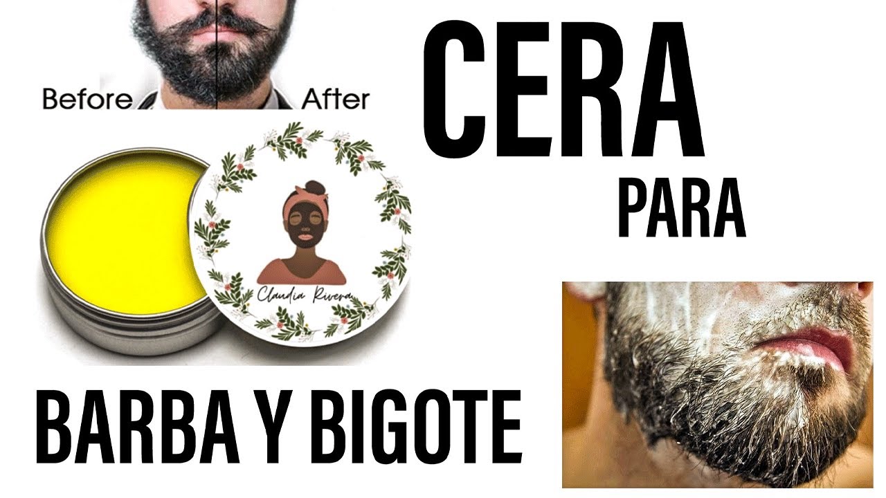 Como hacer la CERA para ” BARBA Y BIGOTE ” | PASO A PASO.  🧔🏻💪🏻