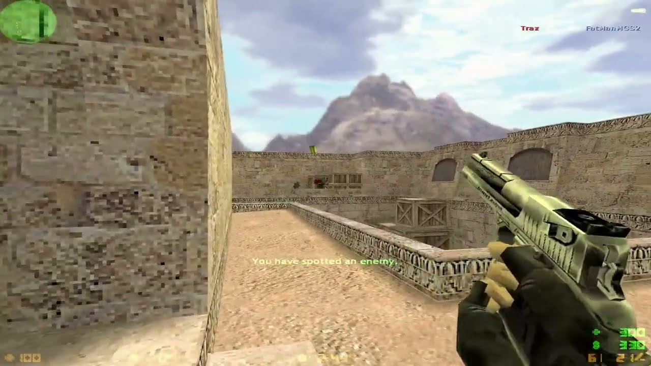 Counter-Strike 1.6 in 2025 - de_dust PC Gameplay (1080p60fps) (No Commentary)