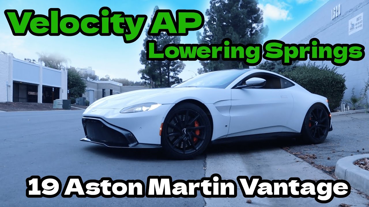 How to Install Velocity AP Lowering Springs on Aston Martin Vantage!