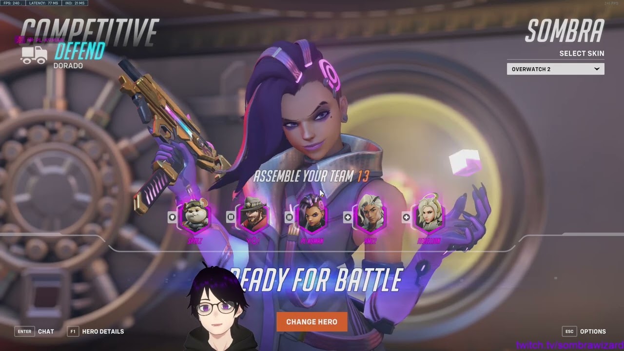 Season 8 Sombra! SombraWizard SOMBRA OVERWATCH 2 TOP 500 GAMEPLAY