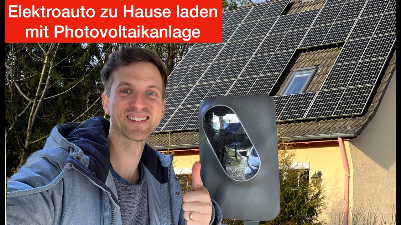 Elektroauto laden - Wie und Wo? zu Hause mit Photovoltaikanlage Überschussstrom laden.