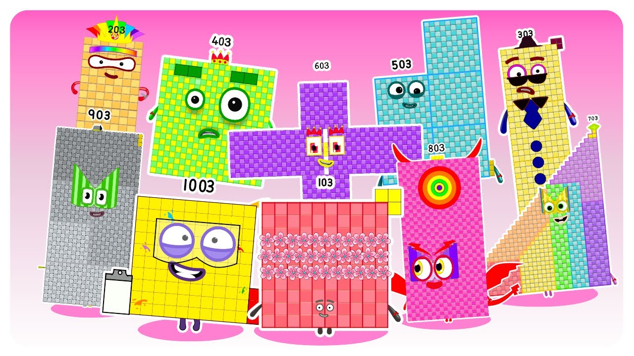 Sprunki OC Numberblocks 103 to1003 | Compilation Incredibox #sprunki #numberblocks #incredibox