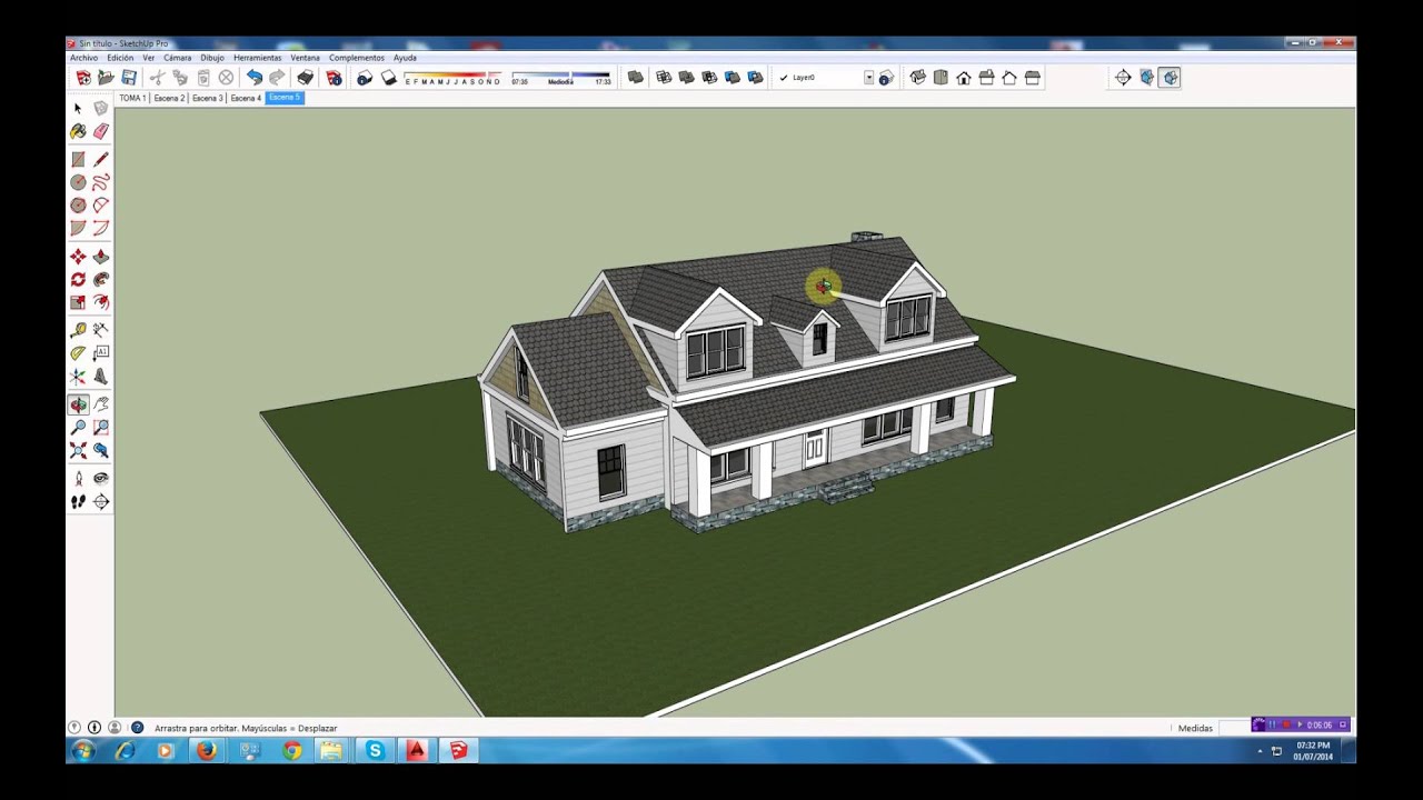 Como crear animaciones en SketchUp