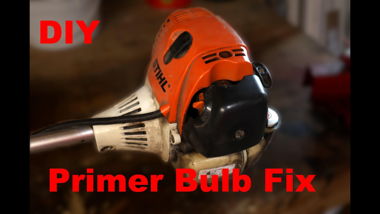 STIHL FS110 How To Save Money Fixing a Primer Bulb Your Self