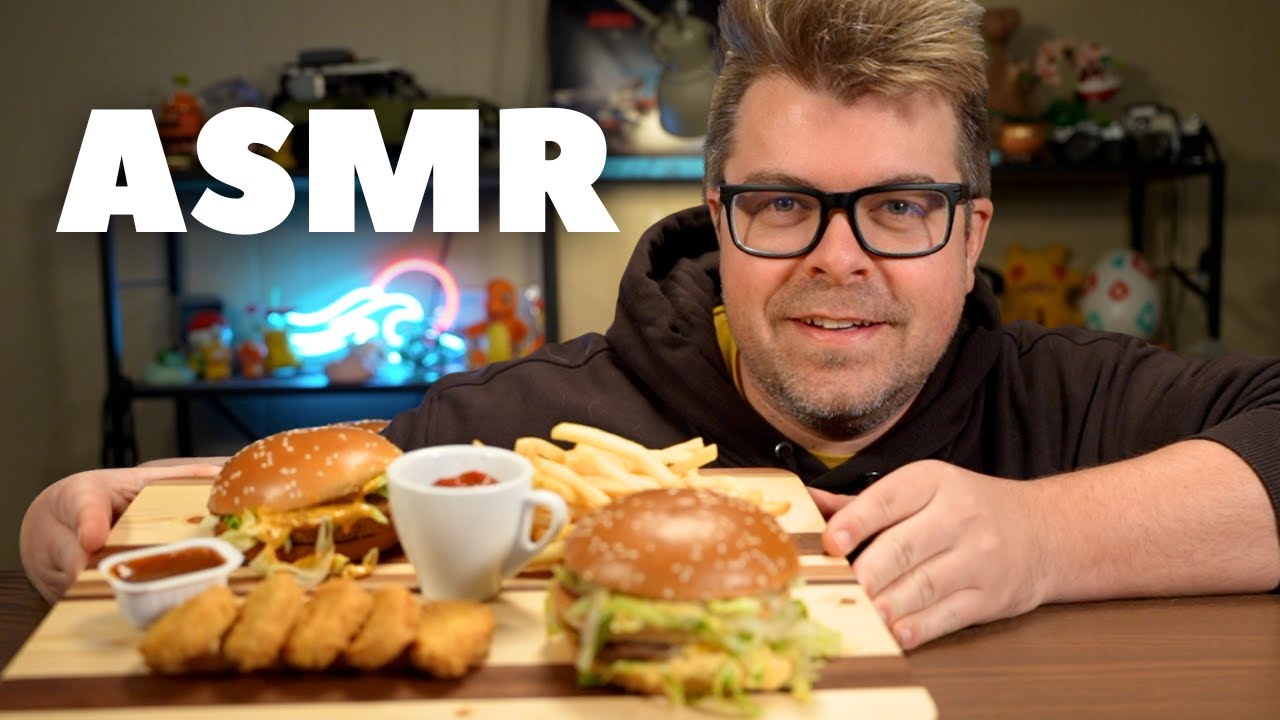 *ASMR* 🍔 Время куриных наггетсов (Мукбанг из Макдоналдса) 🔥