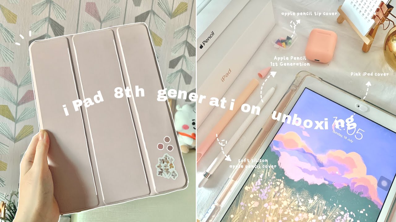 🍎iPad 8th generation unboxing in 2021 (+simple accessories! ) 🇲🇾// digital note-taking w/ me!
