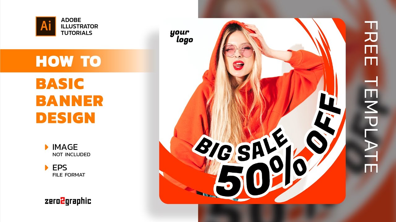 How to Basic Banner Design in Adobe Illustrator