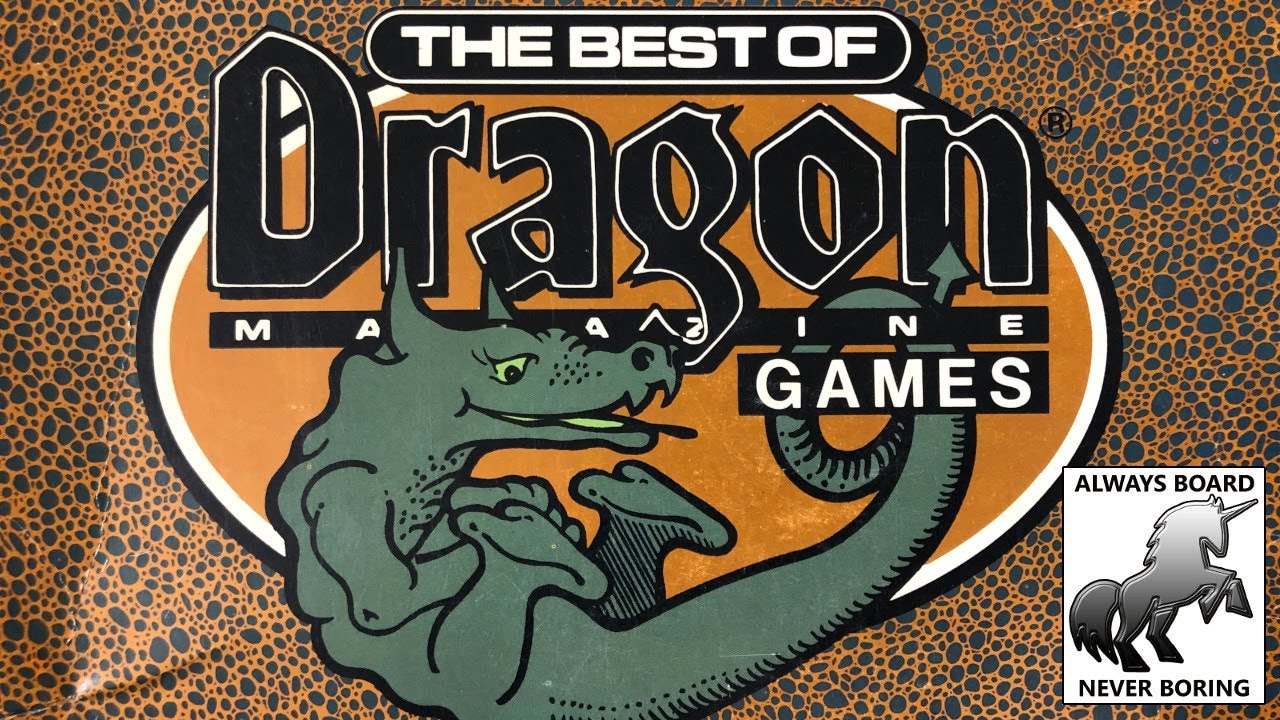 The Best of Dragon Magazine Games by TSR | Six Board Games from the 1980s in One Box