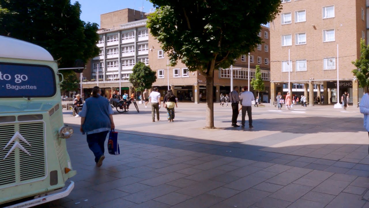 Bishop St to Broadgate and the Lady Godiva Statue: Coventry City Centre Walking Tour